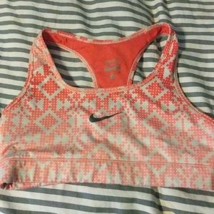 Small Nike pink sports bra